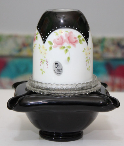 Fenton piece fairy lamp - fenton,